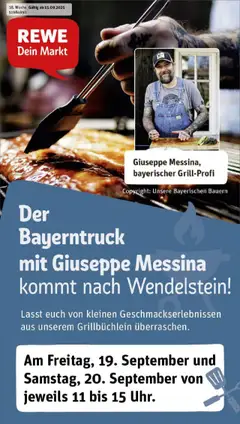 Vorschau von dem Prospekt des Geschäftes Rewe, gültig ab dem 14.09.2025