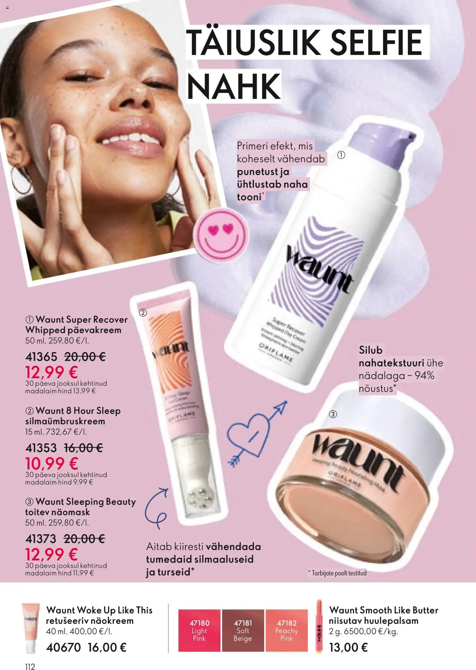 Oriflame kliendilehe eelvaade alates 2026.01.28