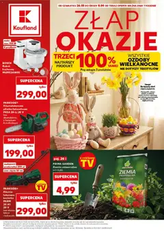 Pogląd gazetki "Kaufland gazetka - Złap Okazje" ze sklepu Kaufland ważnej od 26.03.2026