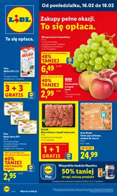 Pogląd gazetki "Gazetka" ze sklepu Lidl ważnej od 16.02.2026