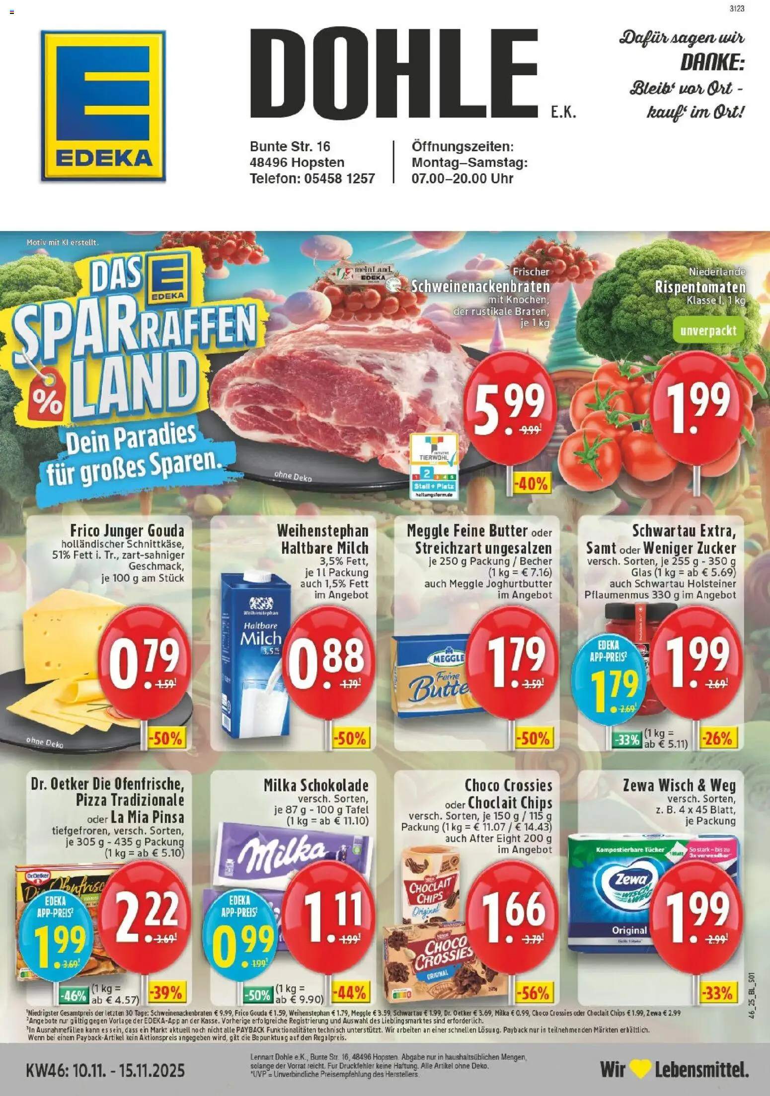 Vorschau von dem Prospekt des Geschäftes Edeka, gültig ab dem 10.11.2025