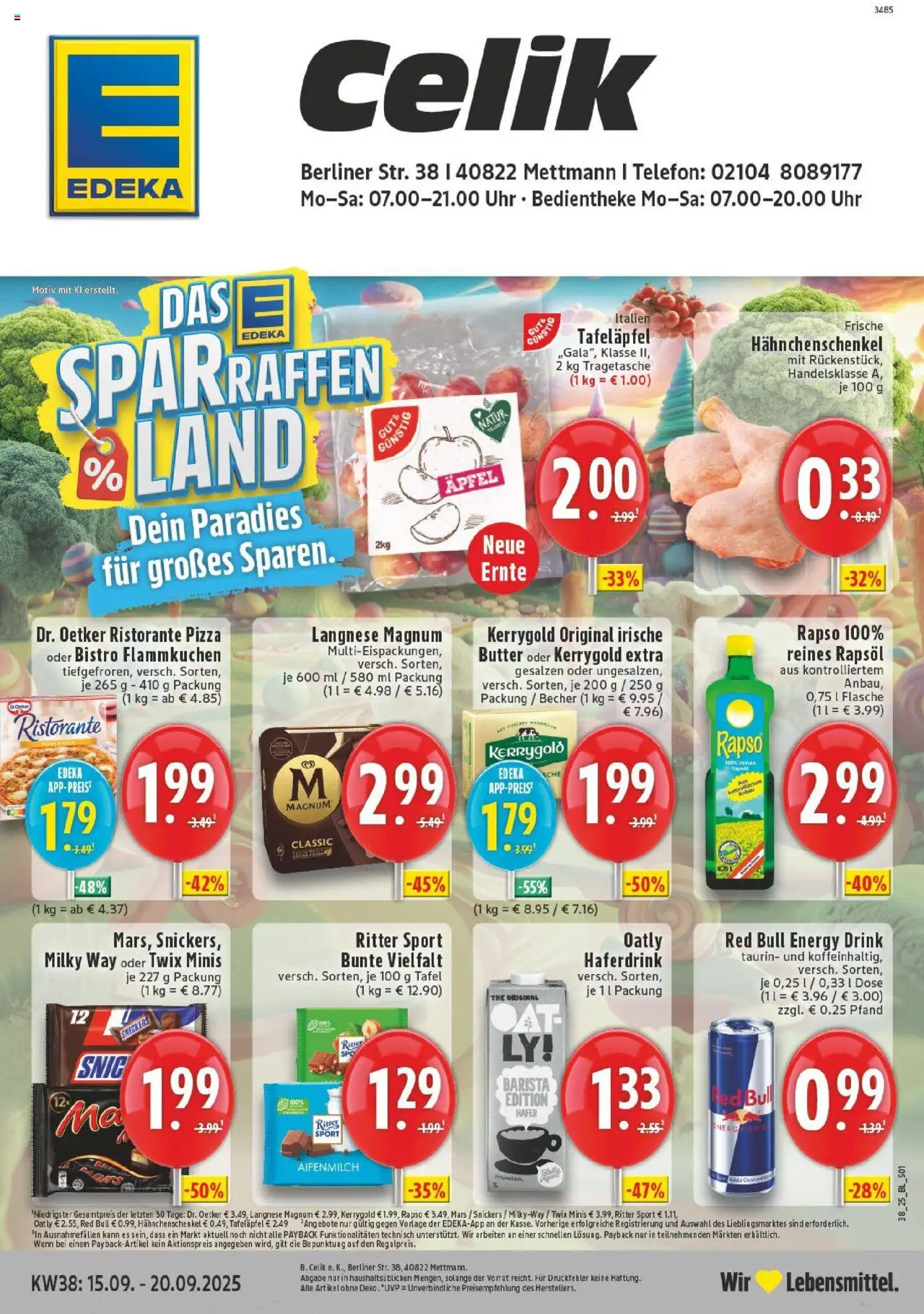 EDEKA Prospekt ab 14.09.2025 - Prospekt Mettmann Online