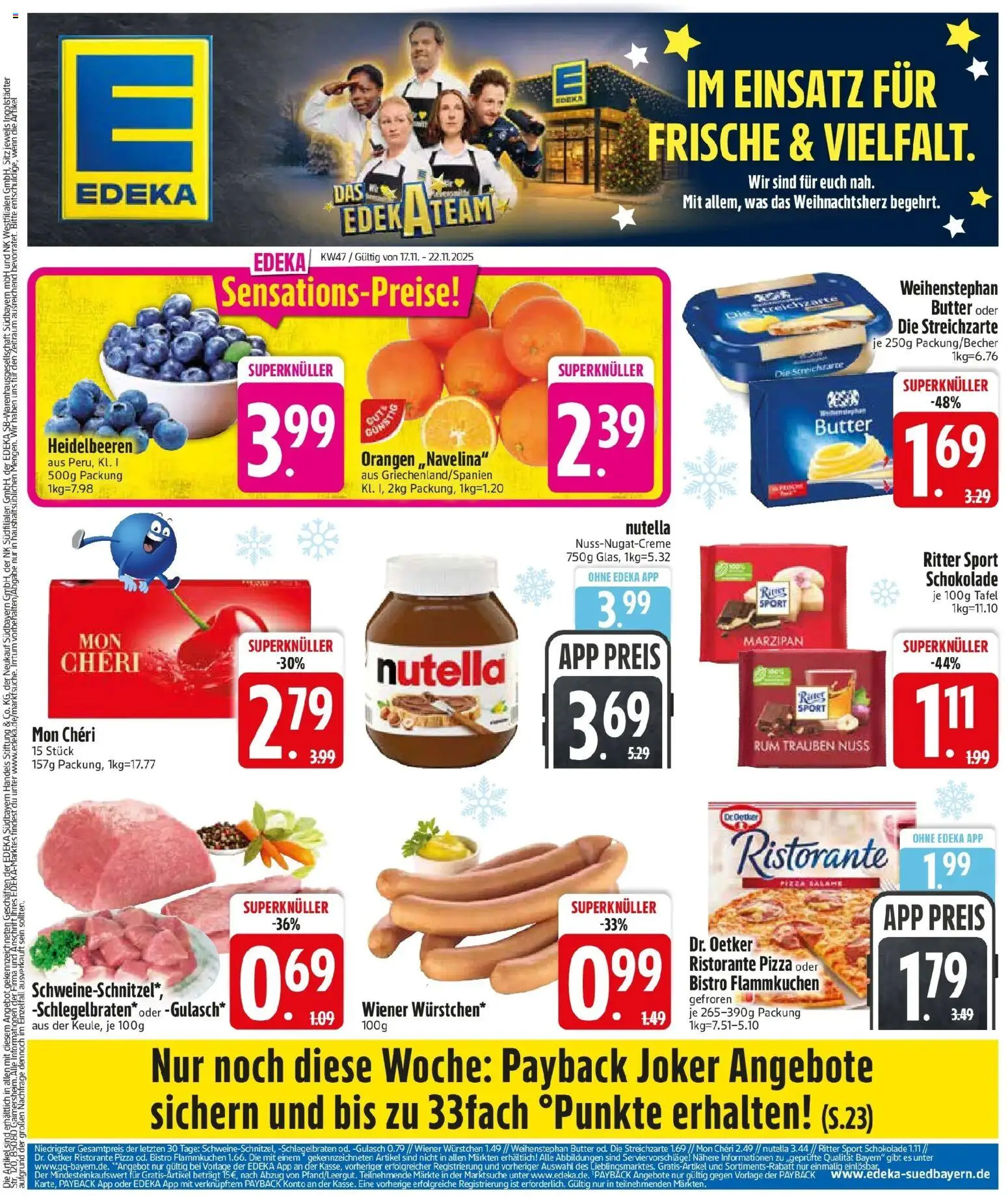 Vorschau von dem Prospekt des Geschäftes Edeka, gültig ab dem 16.11.2025