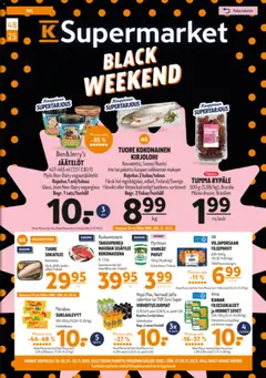 Kaupan K-Supermarket Black Friday esikatselu, voimassa 27/11/2025