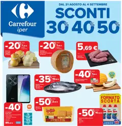 Anteprima dell'opuscolo Attuale volantino dal negozio Carrefour valido da 21/08/2025