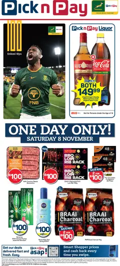 Preview of Pick n Pay flyer valid from 08/11/2025