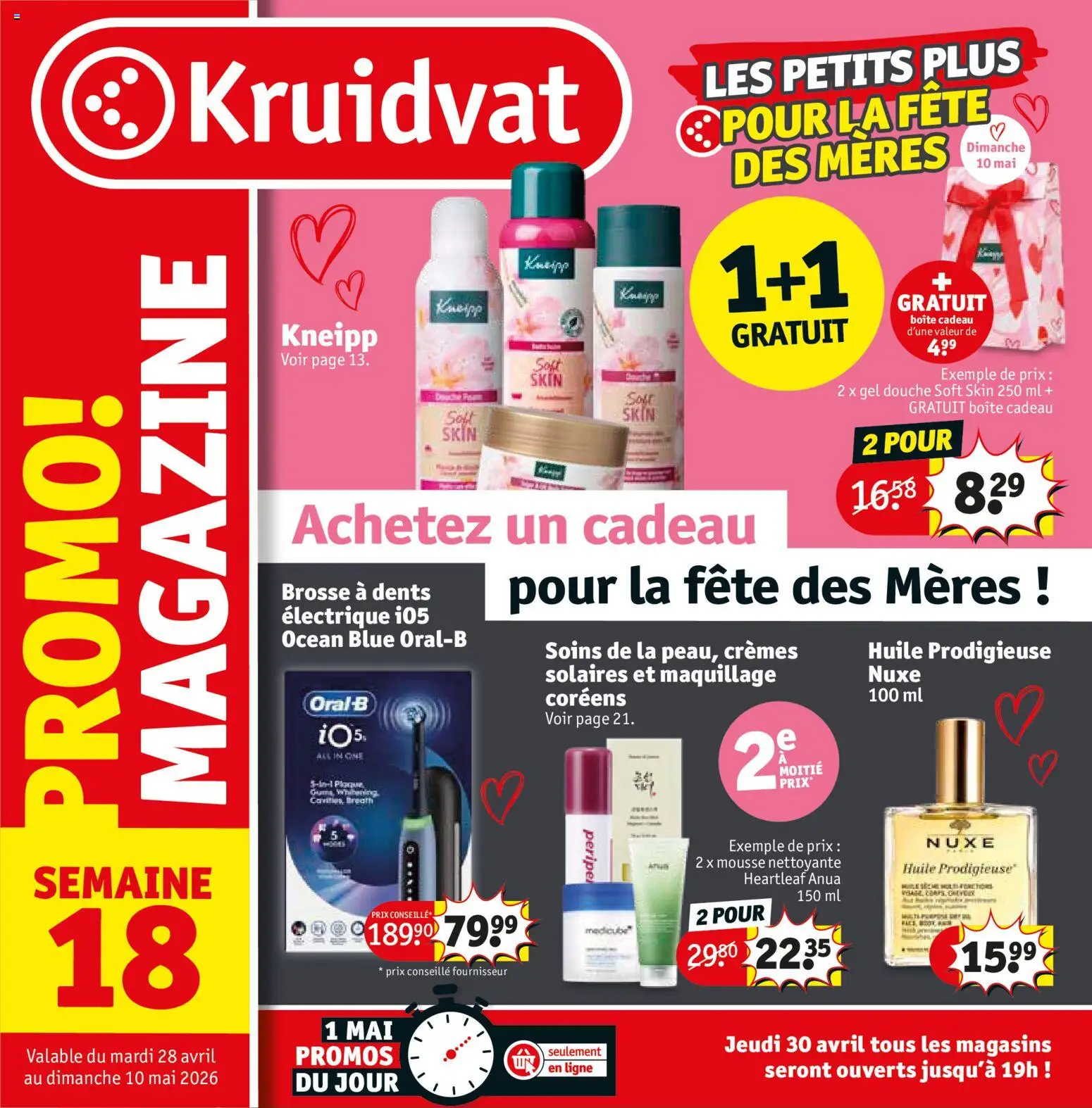 Voorbeeld van Kruidvat Folder de la semaine 18 van winkel Kruidvat geldig vanaf 28/04/2026