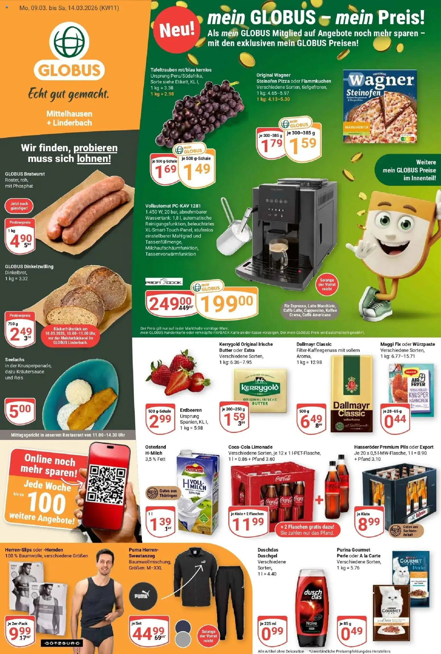 Vorschau von dem Prospekt des Geschäftes Globus, gültig ab dem 09.03.2026