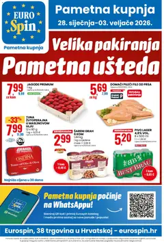 Pregled letka Katalog trgovine Eurospin vrijedi od 28.01.2026