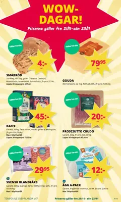 Förhandsgranska reklamblad Aktuella reklamblad Tempo från butik Tempo gäller från 17/11/2025 | Sida : 8