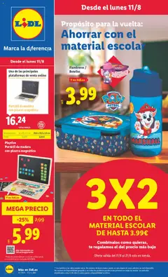 Vista previa del folleto de la tienda Lidl válido desde el 11/08/2025 