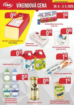 Náhľad CBA Komfos letáku platného od 30.04.2026