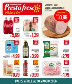 Anteprima dell'opuscolo Presto Fresco volantino dal negozio Presto Fresco valido da 27/04/2026