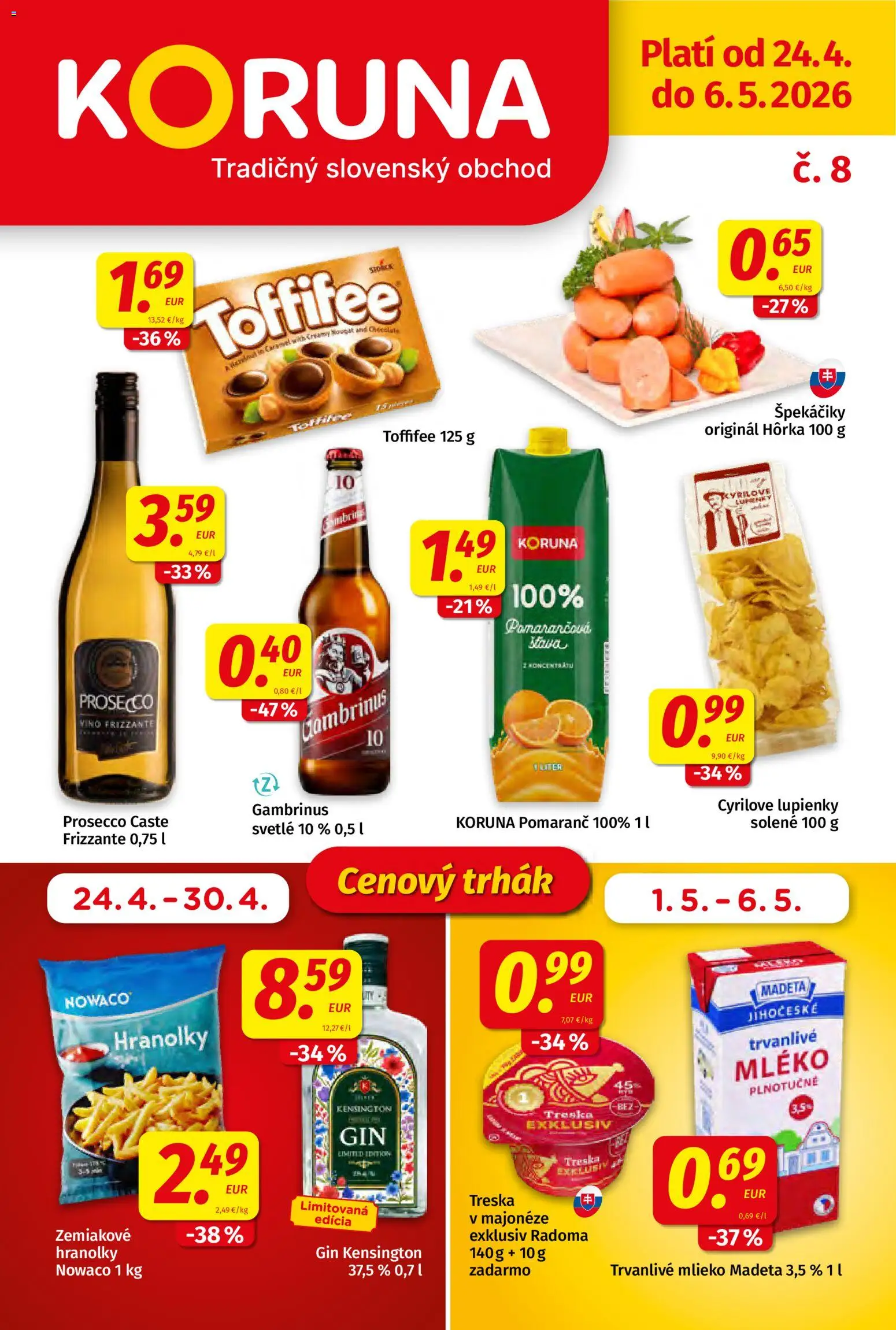 Náhľad Koruna letáku platného od 24.04.2026