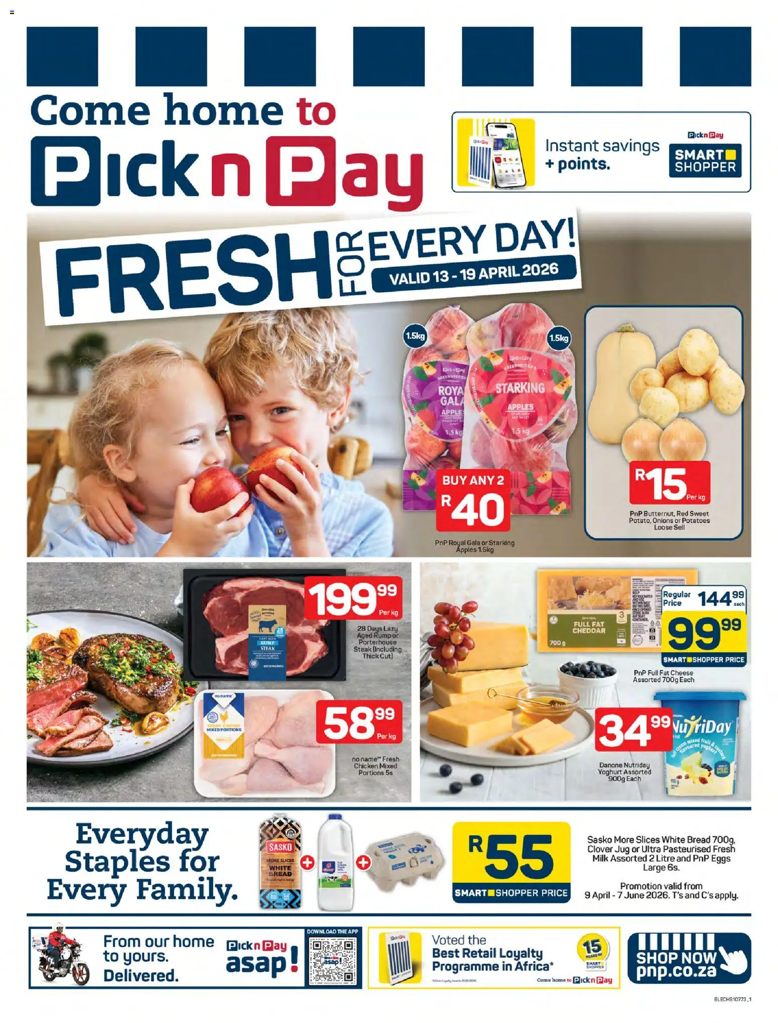 Preview of Pick n Pay flyer valid from 13/04/2026