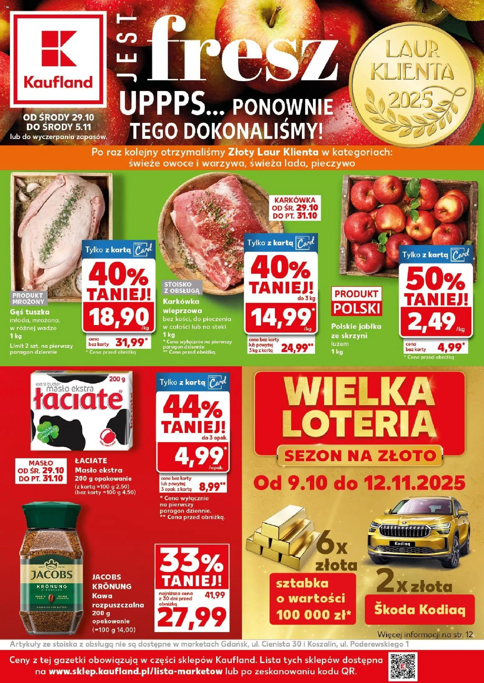 Pogląd gazetki "Nowa gazetka" ze sklepu Kaufland ważnej od 29.10.2025