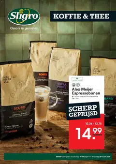 Voorbeeld van Koffie special van winkel Sligro geldig vanaf 19-02-2026