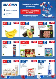 MAXIMA parduotuvės leidinio Leidinys - Ypatingi atidarymo pasiūlymai, Rungos g. 4 galiojančio nuo 2025.12.02 peržiūra