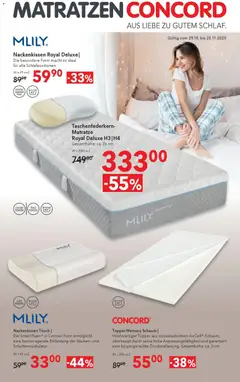 Vorschau der Angebote: Matratzen Concord Debant gültig ab 29.10.2025