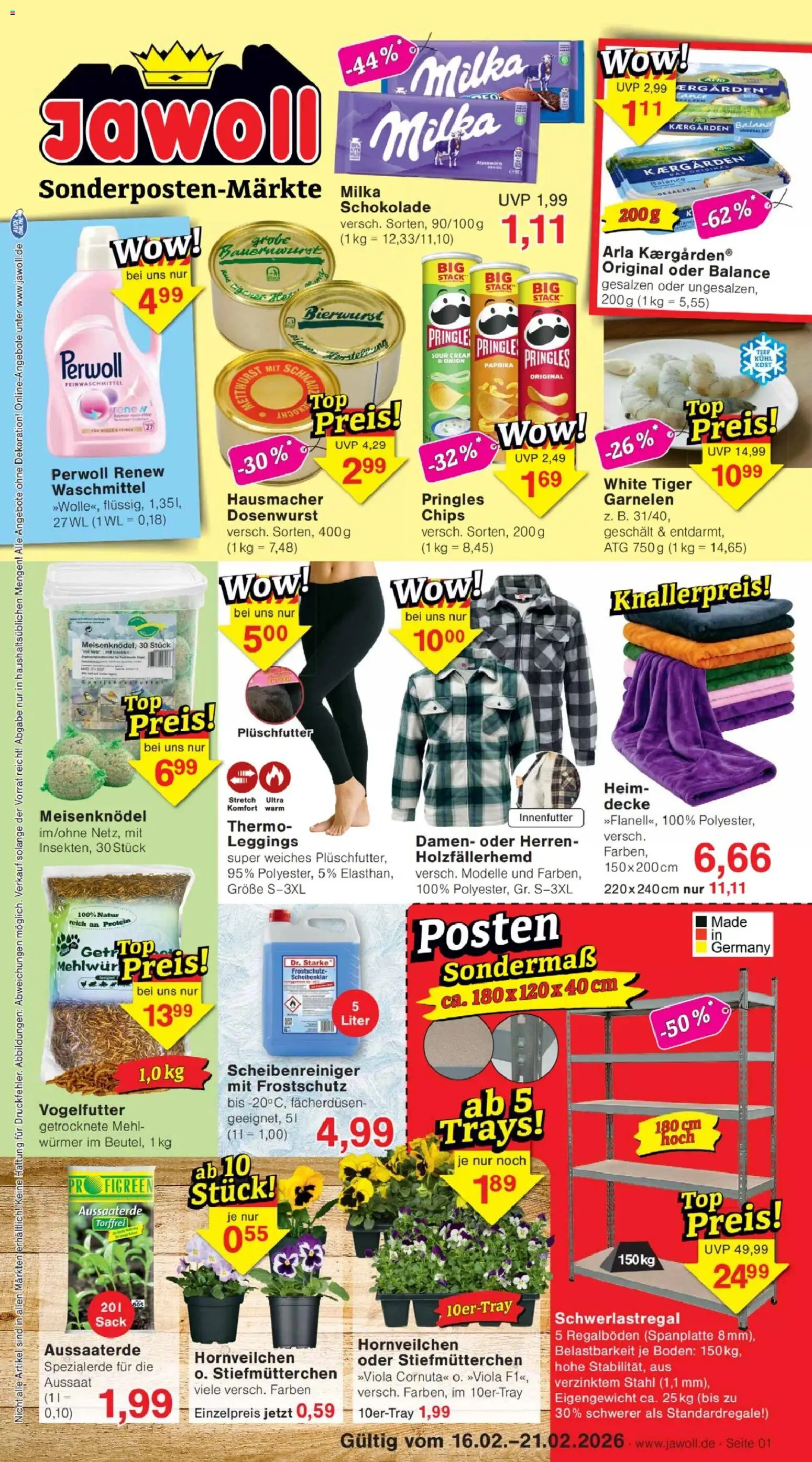 Vorschau von dem Prospekt des Geschäftes Jawoll, gültig ab dem 16.02.2026
