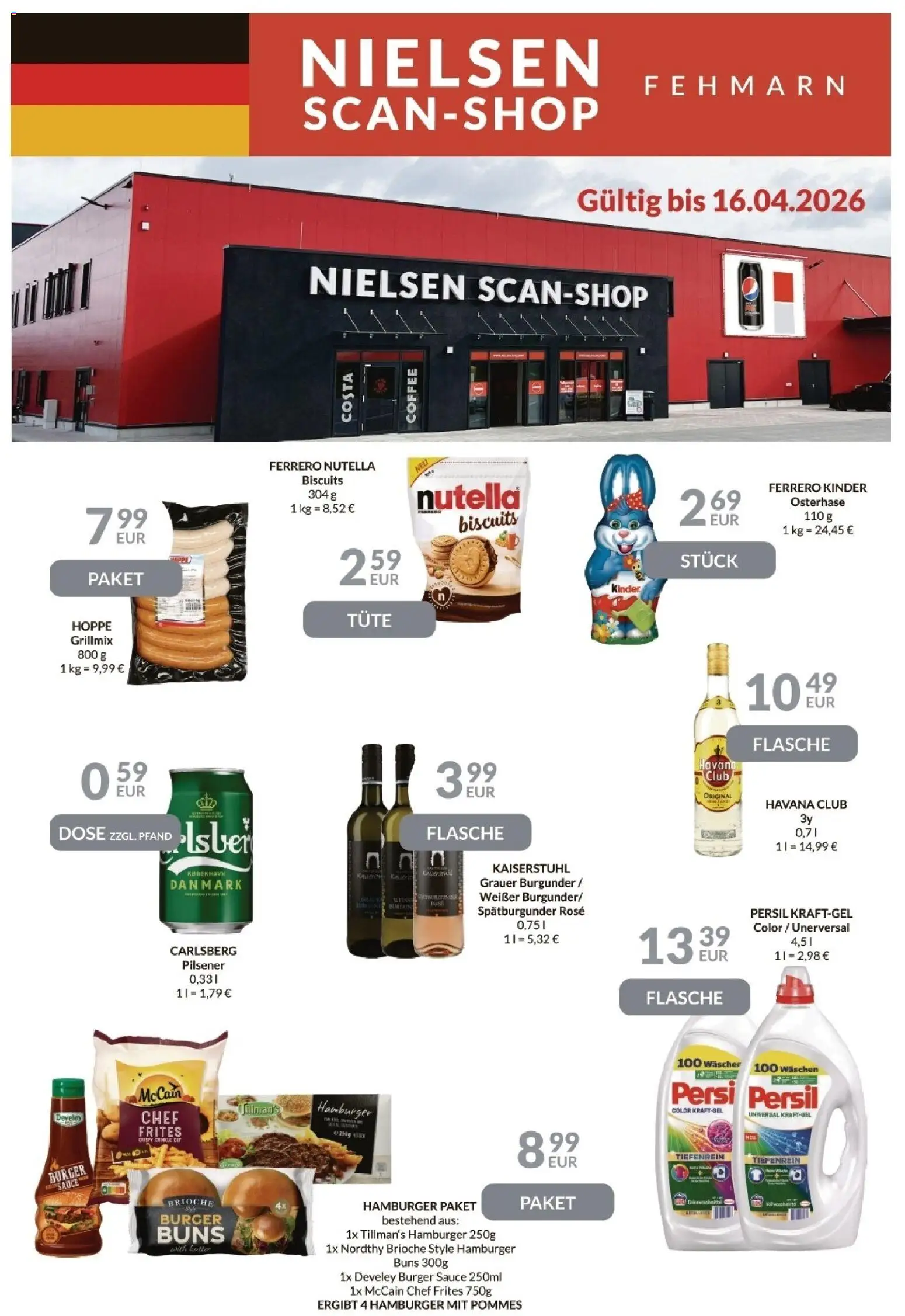 Eksempel på tilbudsavis Nielsen Discount - Deutscher Prospekt fra butik Nielsen Discount gyldig fra 07/04/2026