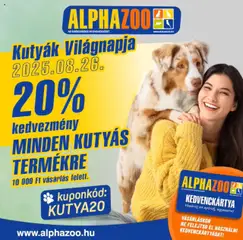AlphaZoo - Akciós újság AlphaZoo megtekintése, amely érvényes 2025.08.26.-től