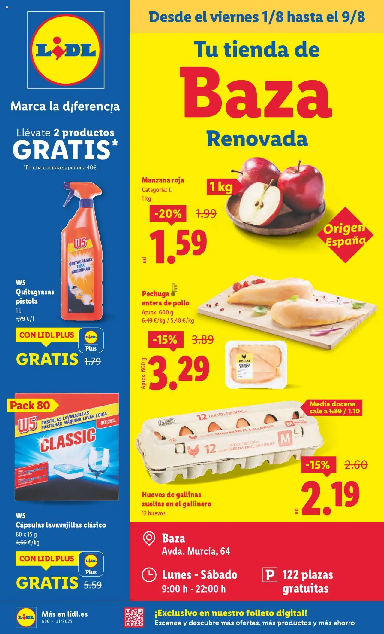 LIDL Apertura Baza del 01/08/2025 >> catálogo esta semana