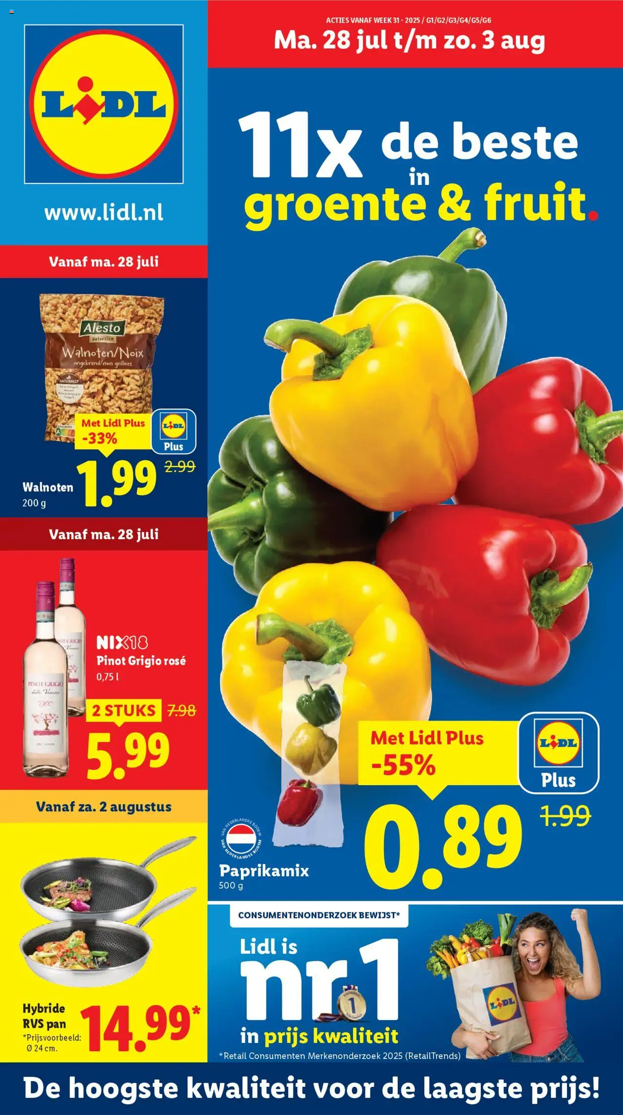 Lidl shop Folder week 31 geldig vanaf 28-07-2025 - Paginanummer 1