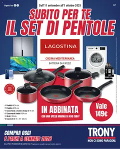 Anteprima dell'opuscolo Attuale volantino dal negozio Trony valido da 11/09/2025