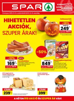 Spar - Akciós újság Spar megtekintése, amely érvényes 2025.10.16.-től