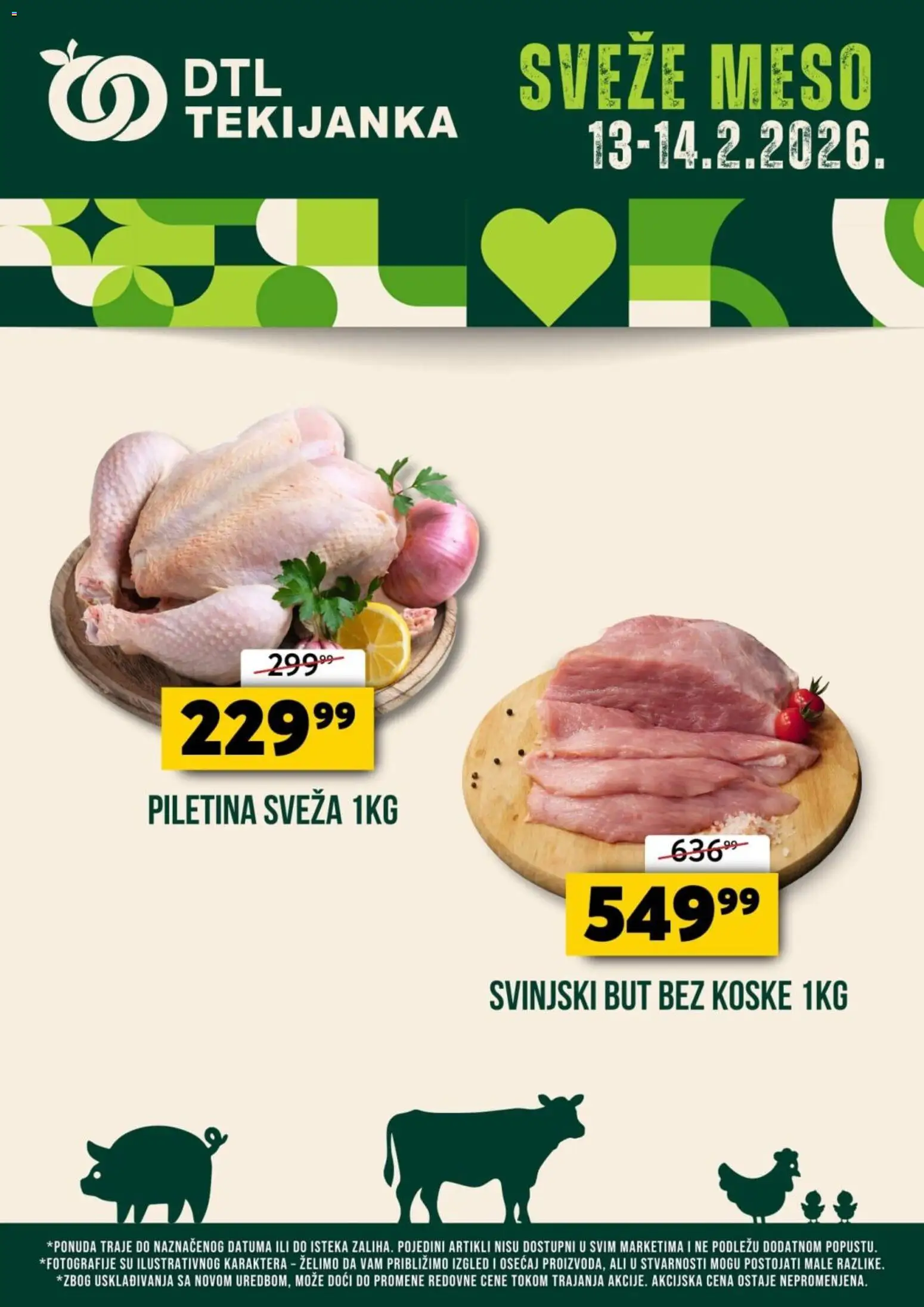 Pregled Tekijanka kataloga - važi od 13.02.2026