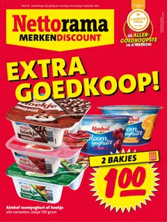 Voorbeeld van Folder van winkel Nettorama geldig vanaf 01-09-2025