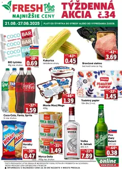 Náhľad Fresh letáku platného od 21.08.2025