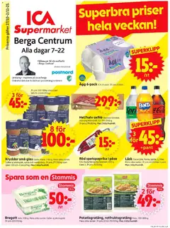 Förhandsgranska reklamblad Linköping från butik ICA Supermarket gäller från 27/10/2025