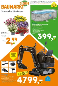 Vorschau von dem Prospekt des Geschäftes Globus Baumarkt, gültig ab dem 13.07.2025