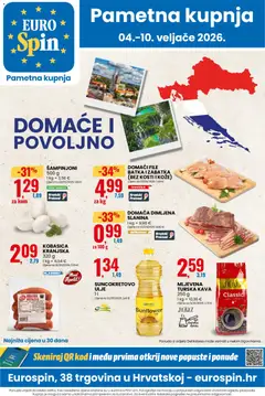 Pregled letka Katalog trgovine Eurospin vrijedi od 04.02.2026