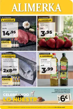 Vista previa del folleto de la tienda Alimerka válido desde el 20/04/2026 