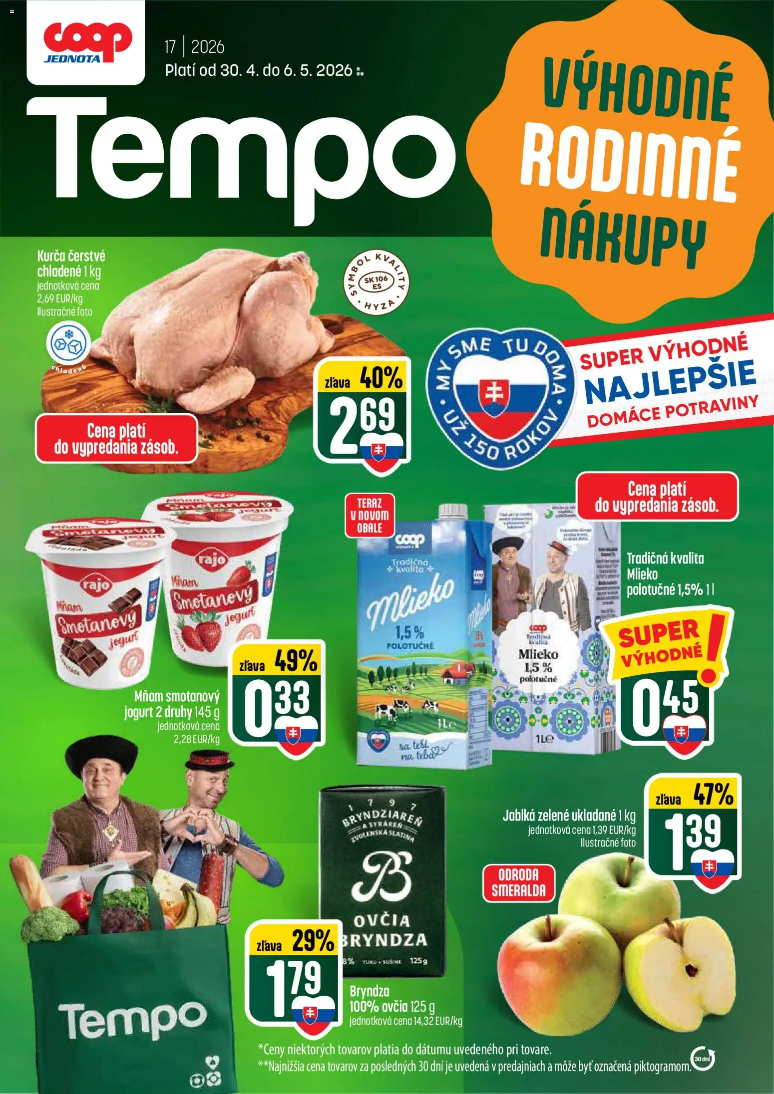 Náhľad COOP Jednota letáku platného od 30.04.2026
