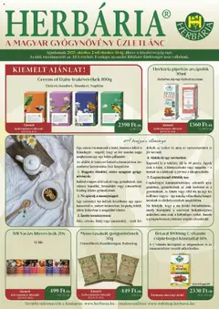 Herbária - Akciós újság Herbária megtekintése, amely érvényes 2025.10.02.-től
