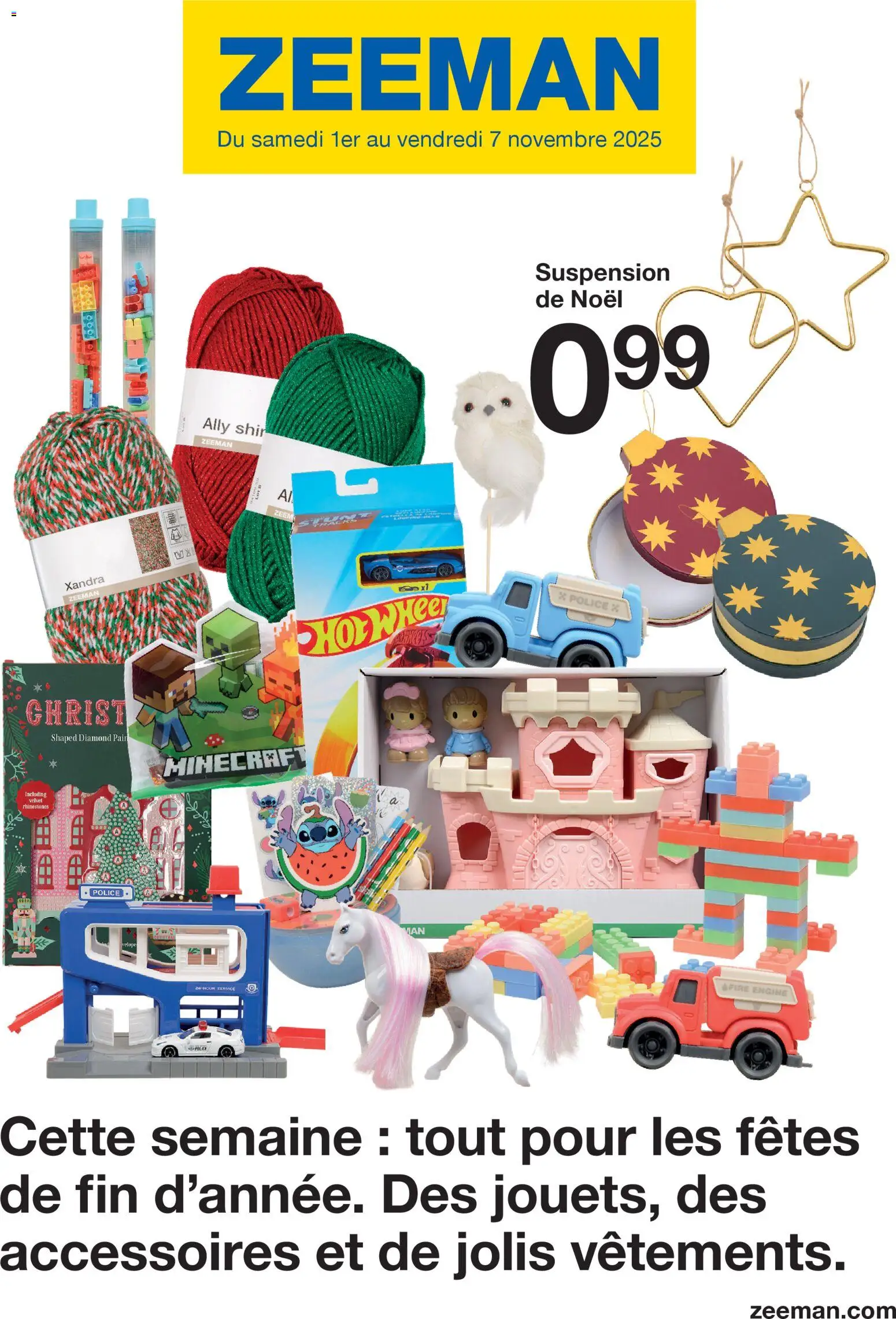 Voorbeeld van Publicité van winkel Zeeman geldig vanaf 01/11/2025