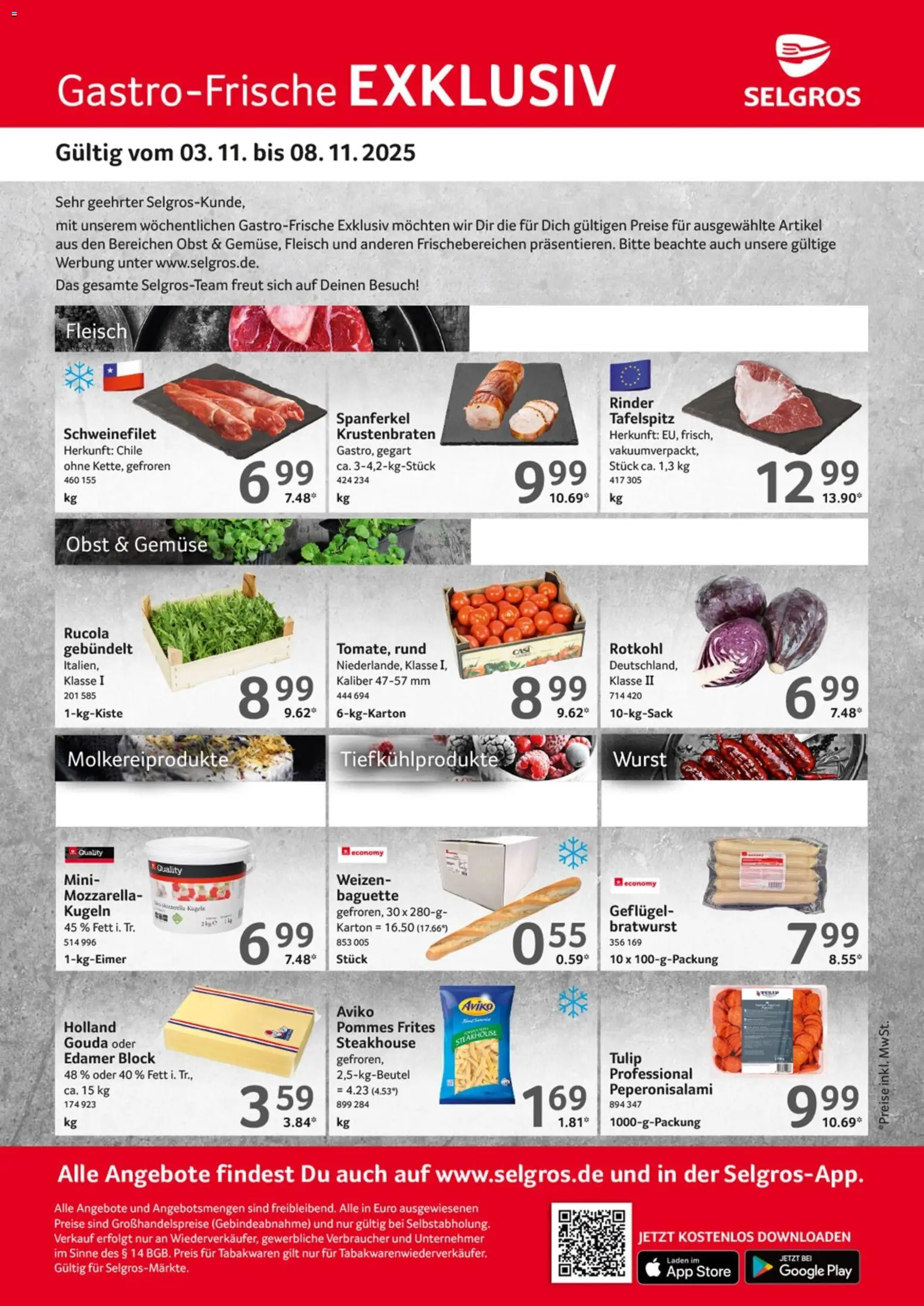 Vorschau von dem Prospekt des Geschäftes Selgros, gültig ab dem 03.11.2025
