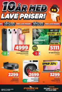 Eksempel på tilbudsavis Tilbudsavis fra butik Power gyldig fra 17/10/2025