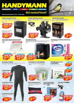 Handymann kliendilehe eelvaade alates 2026.01.15