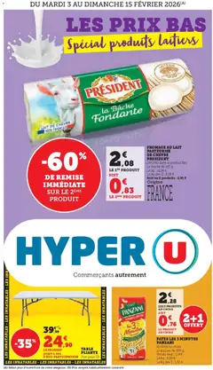 Prévisualisation de Catalogue du magasin Hyper U formulaire valide 03/02/2026