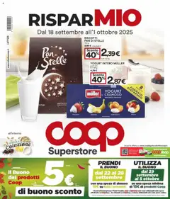 Anteprima dell'opuscolo Volantino Superstore - Genova dal negozio COOP valido da 18/09/2025