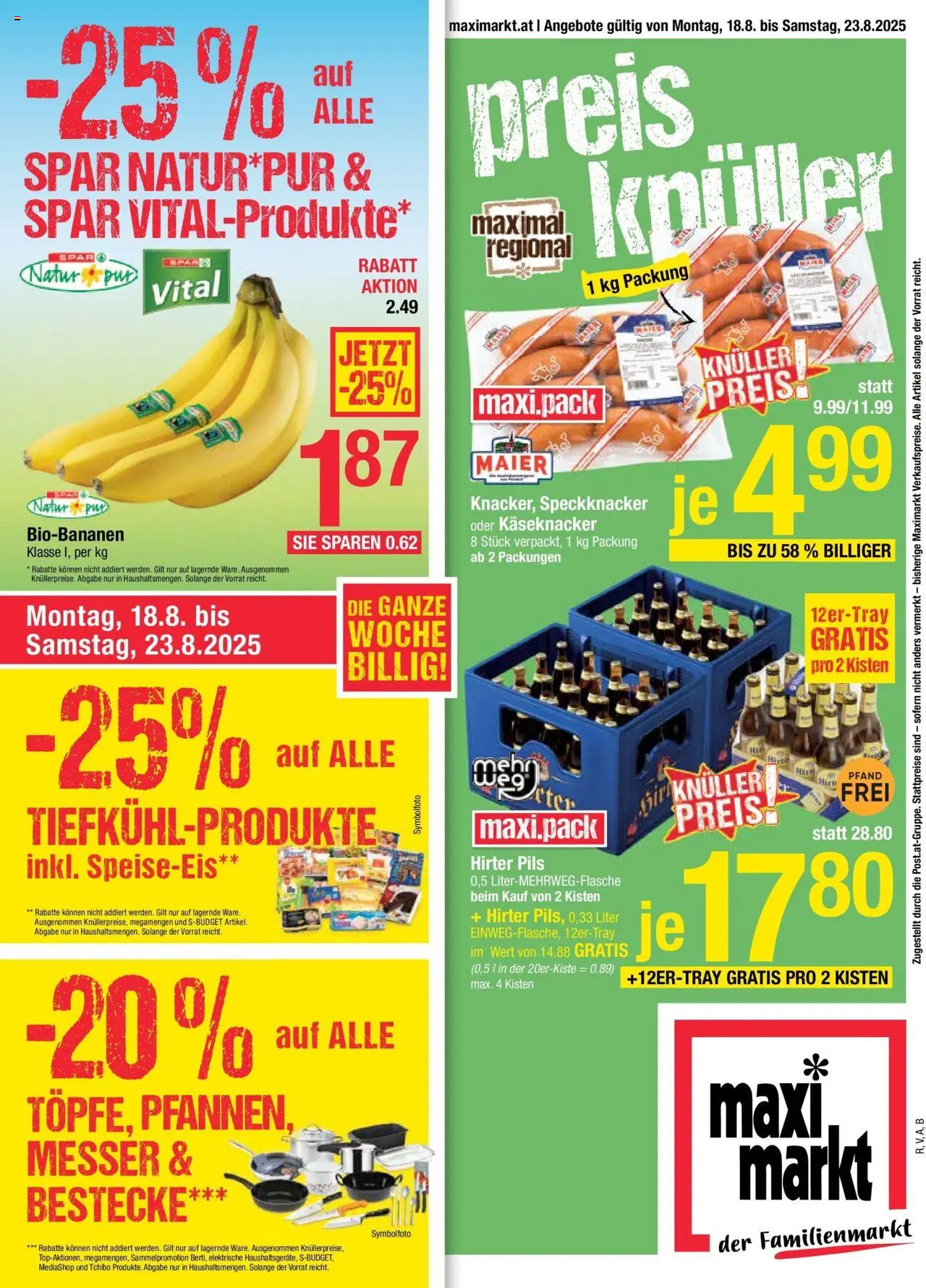  Maximarkt Anif, Bruck an der Großglocknerstraße ab (18.08.2025 - 23.08.2025) - Seite 1