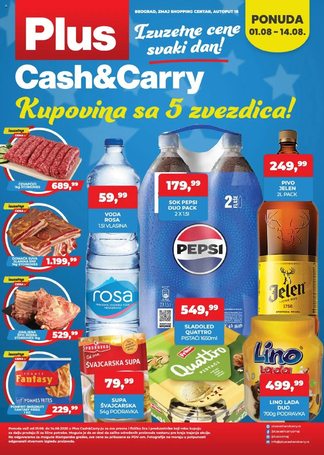 Plus Cash & Carry katalog važi od 01.08.2025 - stranica 1