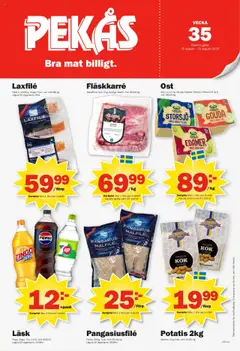 Förhandsgranska reklamblad Aktuella reklamblad Pekås från butik Pekås gäller från 25/08/2025
