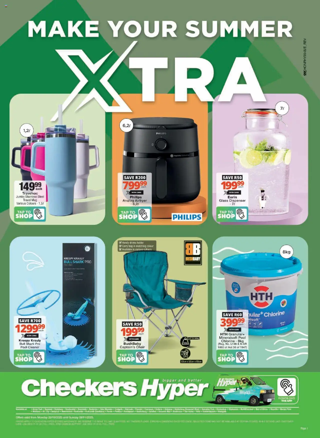 Checkers Specials 20/10 - 09/11/2025 >> Catalogue