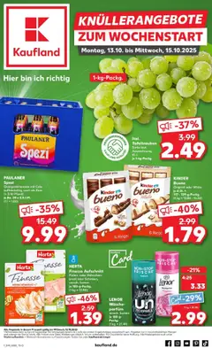 Vorschau von dem Prospekt des Geschäftes Kaufland, gültig ab dem 13.10.2025